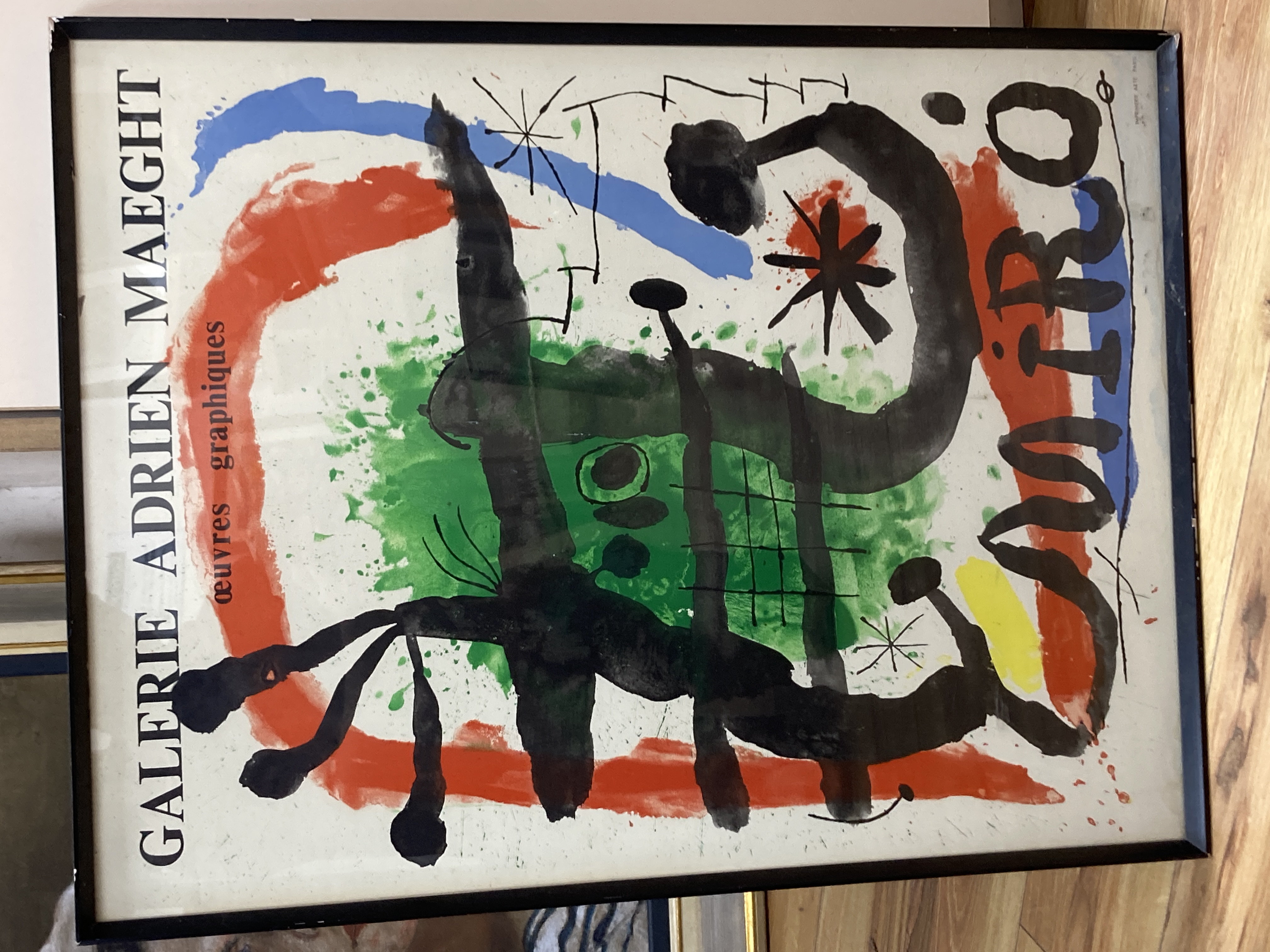 Joan Miro, Exhibition Poster Galerie Adrien Maeght, 64 x 48cm